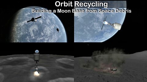 Orbit Recycling: 500 Dangerous Derelicts → 1,000 Tonnes of Free Lunar Aluminium in 10 Years