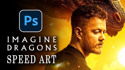 I made a Poster for IMAGINE DRAGONS | Photoshop Speed Art