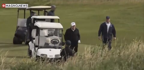 TRUMP❤️🇺🇸🥇🪽⛳️🏌️‍♂️PLAYS GOLF🤍🇺🇸🏅🪽⛳️🛺IN TURNBERRY SCOTLAND💙🇺🇸🏅🪽🏰⛳️🏴󠁧󠁢󠁳󠁣󠁴󠁿⭐️