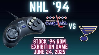 NHL '94: Capitals (Len the Lengend) at Blues (Richter) {Genesis} - Exhibition 151