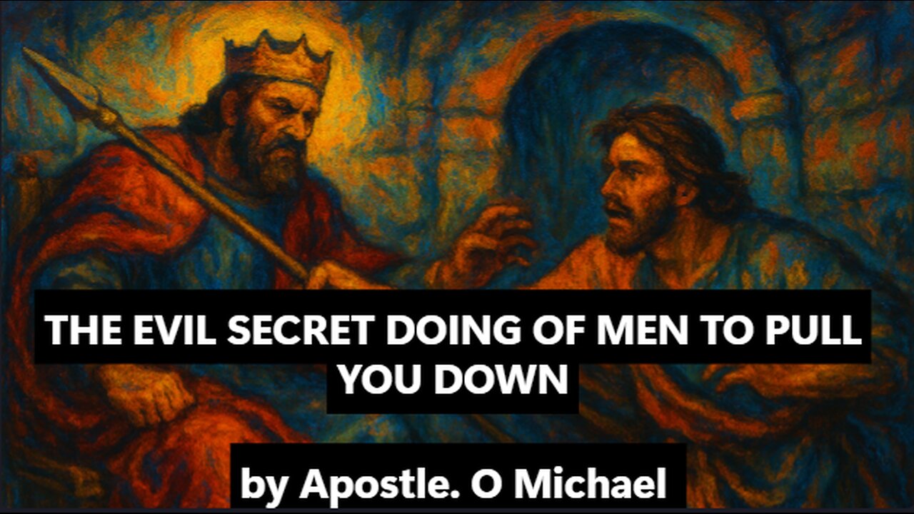 THE EVIL SECRET DOING OF MEN TO PULL YOU DOWN by Apostle O. Michael
