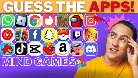 Icon Detective: Can YOU Guess the App? 🔍| Trending App | Tech Quiz | Popular Icons Challenge