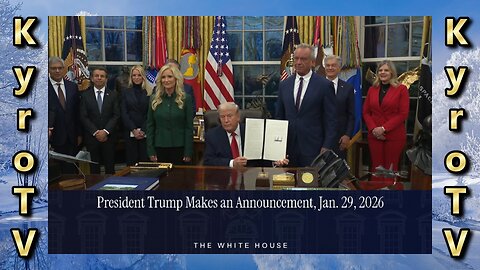 President Trump Makes an Announcement - Jan. 29, 2026 (Swedish subtitles)