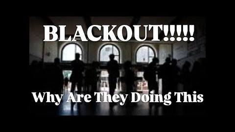 Black Out In Europe!!! Why! I Believe I May Have The Answer & It's Deep....