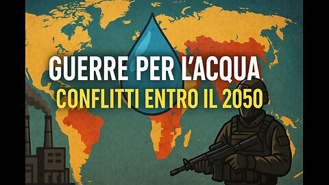 🌍 Guerre per l’Acqua: Ecco Dove Scoppieranno entro il 2050 (Previsioni AI Shock)