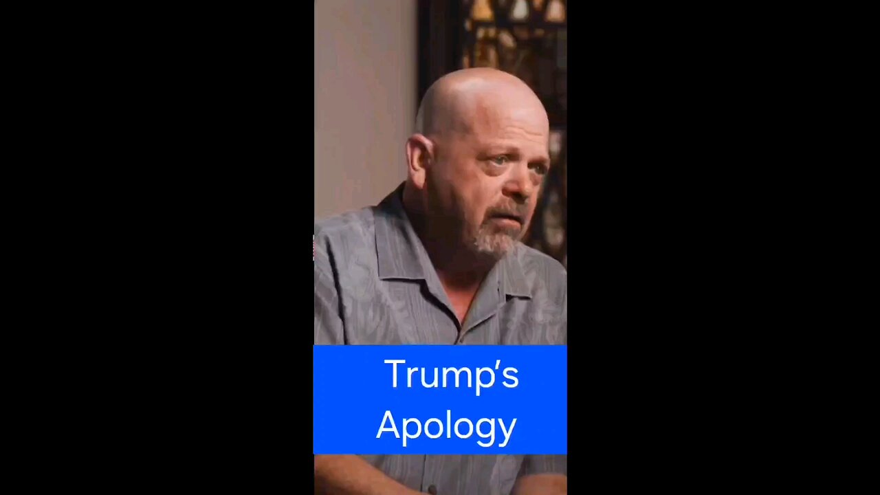 Trump's Apology 😮