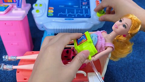9 minutes to satisfy the unboxing of cute doctor toy sets, maternity toys #PrincessPrincesPlease lik