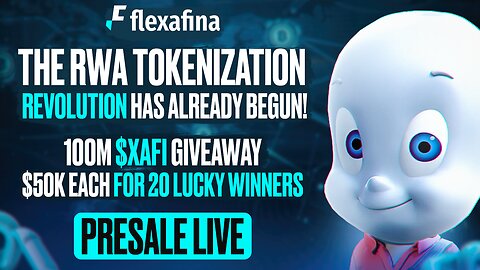 Flexafina - RWA Tokenization / Where is smart money headed in 2025? / $XAFI presale