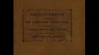 Chief Justice Holt - who was he?