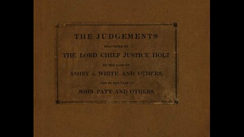 Chief Justice Holt - who was he?