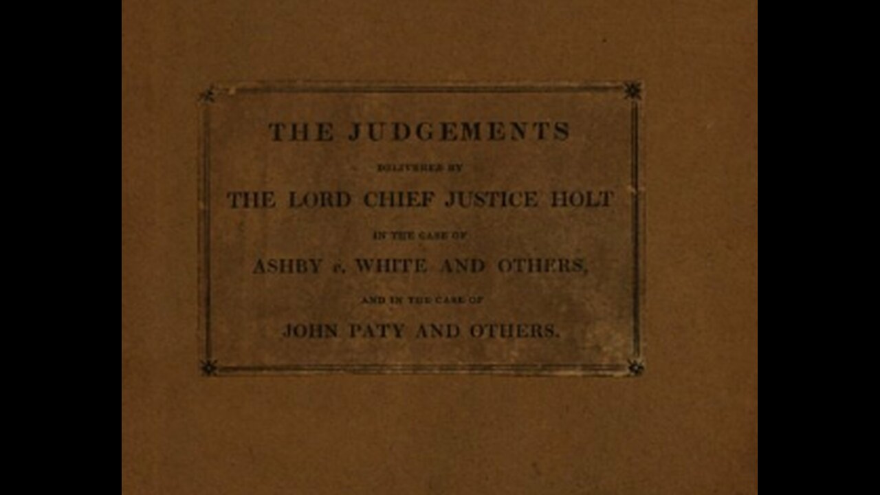 Chief Justice Holt - who was he?