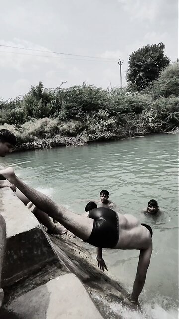 Natural "Hidden'' Swimming pool 🌊❤️‍🔥