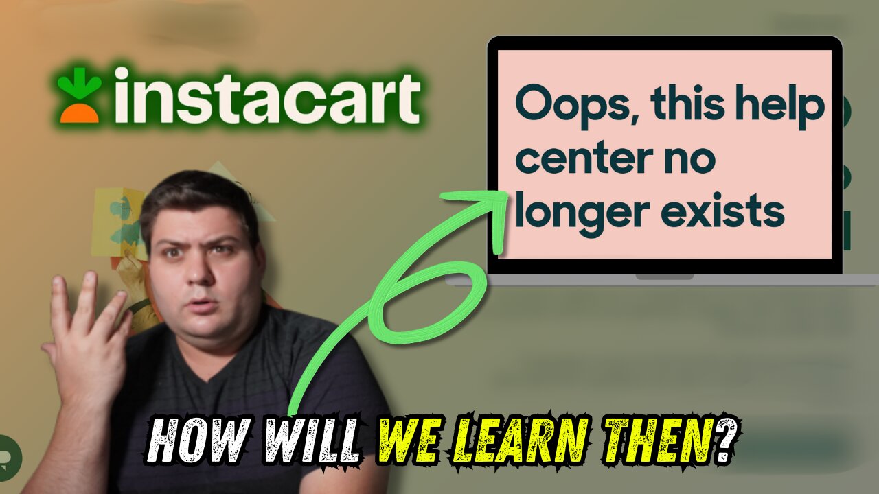 Instacart CANCELED Their Help Center?! DO THIS NOW!
