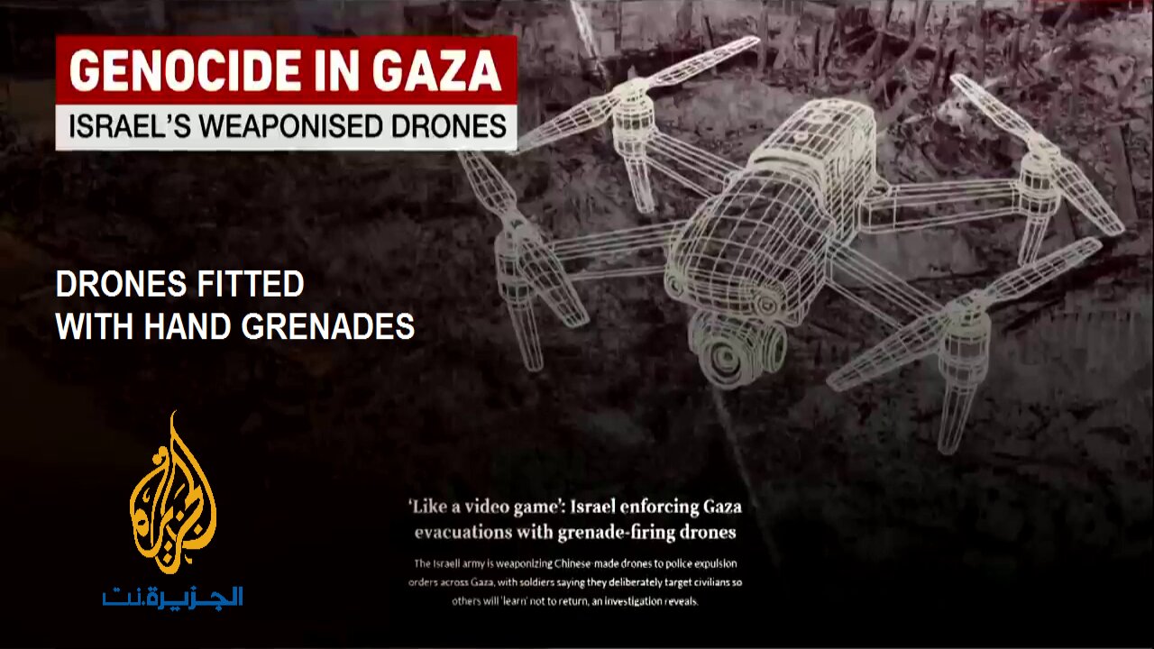 Israel Weaponized Drones to Kill Civilians