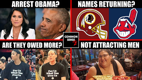 Tulsi’s Obama Bombshell, Trump’s Team Name Push, WNBA Pay Protest, DNC Fires Male Outreach Lead