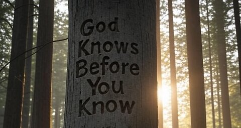 God Knows Before You Know - Even In The Drought