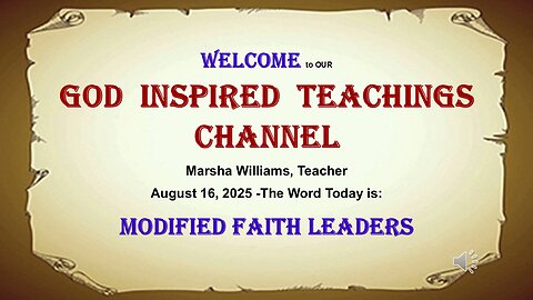 Modified Faith Leaders