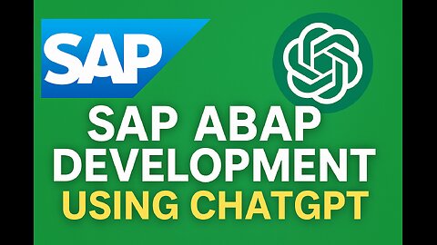 SAP ABAP Development Using ChatGPT | Automate SAP Tasks with AI