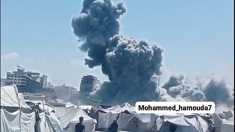 Israel is dropping missiles directly on tents filled with displaced civilians in Gaza.