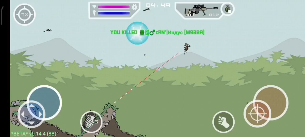 Mini militia I joined in Russia pro server 🇷🇺 Challenge with Russia pro player CRN part- 2