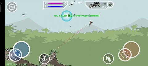 Mini militia I joined in Russia pro server 🇷🇺 Challenge with Russia pro player CRN part- 2