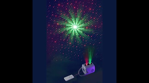2-in-1 Star Galaxy Projector with Alarm Clock, for Home_Car Planetarium