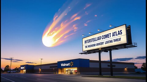 Interstellar Comet ATLAS Cover-Up & The Weekend Grocery Store Looting Threat - Thursday Night Live