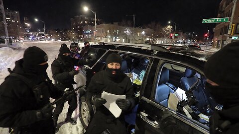 Black Bloc SMASHES ICE SUV & Steals Guns… Then THIS IDIOT Pulls Out HIS OWN ARREST WARRANT