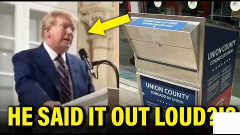 Trump BLURTS OUT New Election THEFT SCHEME in Public
