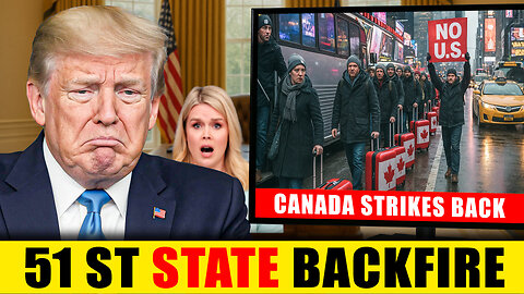 Trump's 51st State OBSESSION Just Backfired - Canadians Answer With a Boycott of U.S. Goods