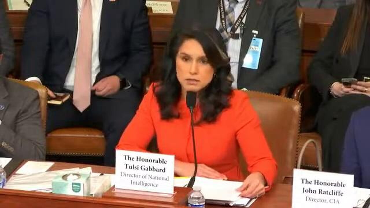 John Ratcliffe, Kash Patel and Tulsi Gabbard Testify On Global Threats Before House Intel Panel - March 26, 2025