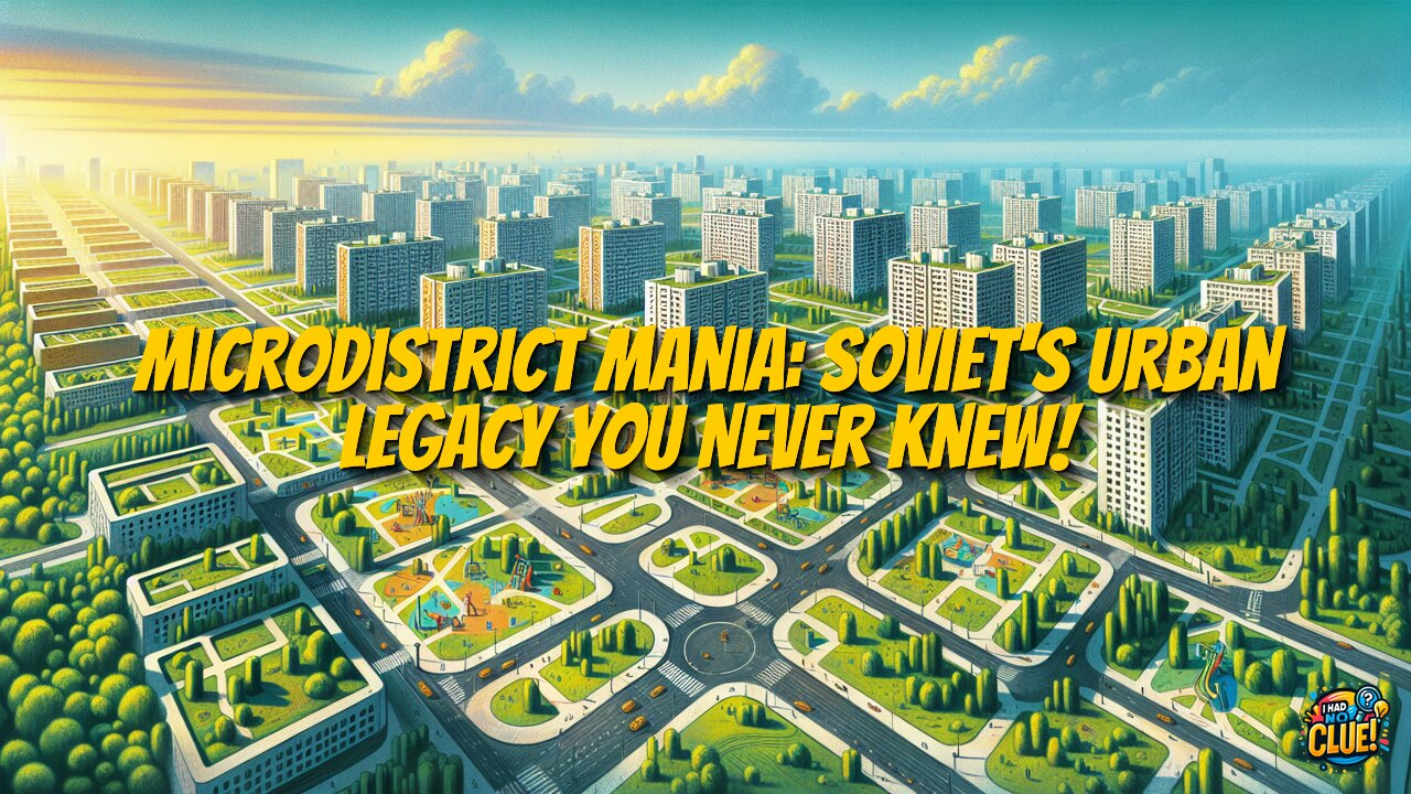 Microdistrict Mania: Soviet's Urban Legacy You Never Knew!