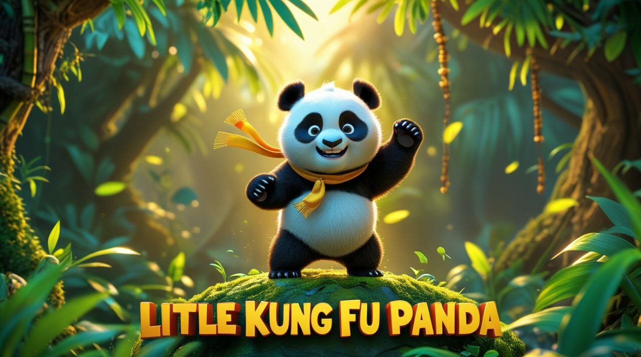 The Fun Panda Song | Little Kung Fu Panda | Panda Songs for Children