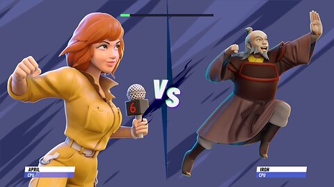 Nickelodeon All Star Brawl 2: April vs Iroh