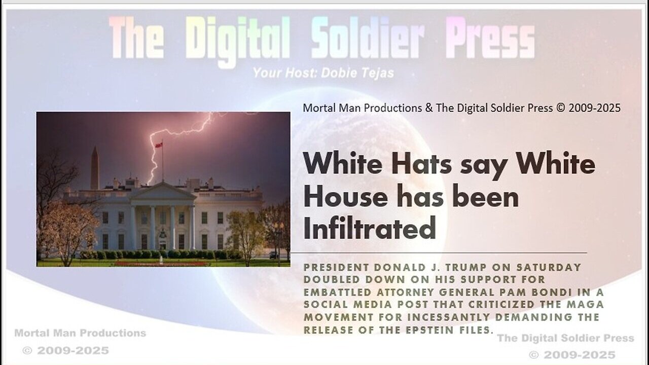 White Hats Say that White House has been Infiltrated