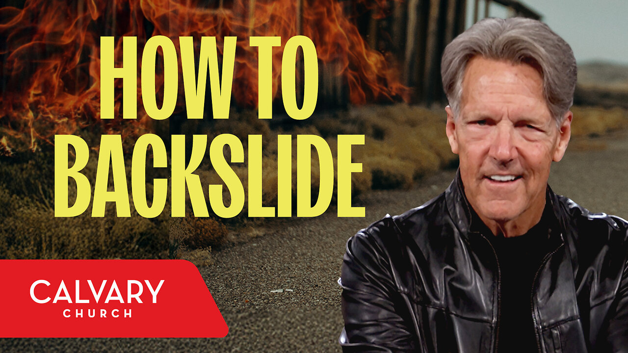 How to Backslide - Nehemiah 13 - Skip Heitzig