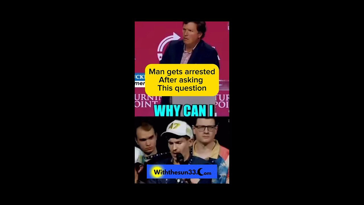 Man gets arrested after asking Tucker Carlson this question