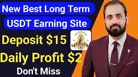 New Best Long Term USDT Money Making Platform | Best Way To Make Money Online