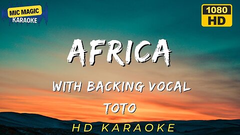 AFRICA - TOTO - BACKING VOCAL KARAOKE