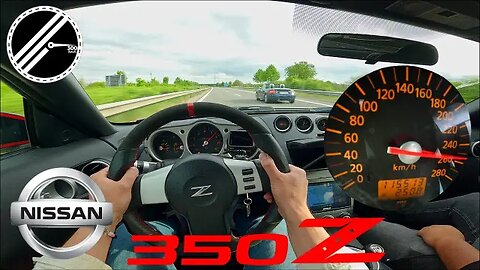 Nissan 350Z Roadster 3.5 V6 | 280 PS | Top Speed Drive German Autobahn No Speed Limit POV