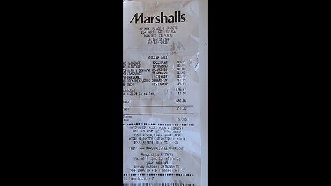 marshalls shopping gone wrong?