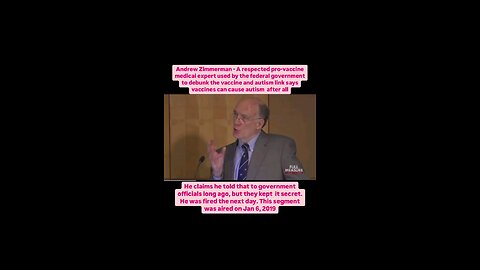 VICP expert witness Dr Zimmerman says vacvines cause autism; subsequently fired
