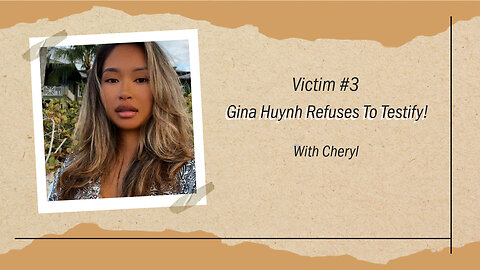 Diddy Victim #3 Gina Huynh Won't be Testify! | Jonathan Oddi 2018 Shocking Interview...