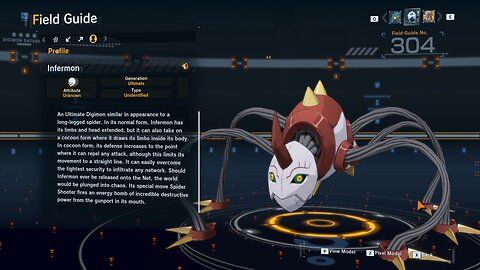 infermon all digivolution/de-digivolution/profile Digimon Story Time Stranger