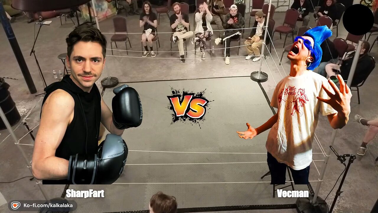 Sharpfart VS Vecmen boxing fight | Stream Stars: Knocked Offline - Night 2