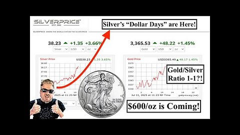SILVER RED ALERT! Silver s Dollar Days are Here! $600/oz Silver First Stop When FREED!! (Bix Weir)