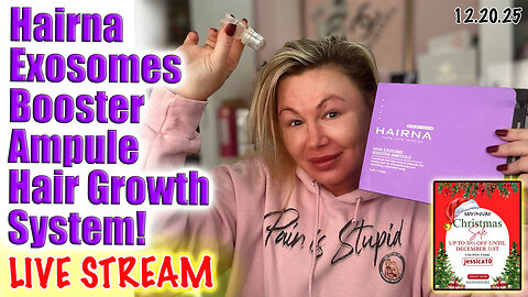 Live Hairna Exosomes Booster Ampule Hair Growth System & Sale! Maypharm.net code Jessica10 Saves