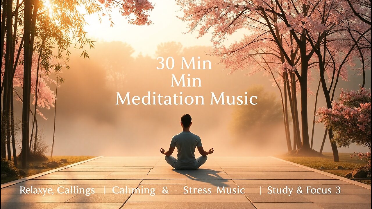 30 Min Meditation Music 🌿 | Relaxing, Calming & Stress Relief Music 🎶 | Study & Focus ★3