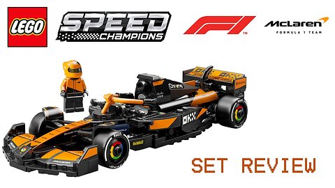 Lego Speed Champions McLaren F1 MCL38 Race Car Set Review