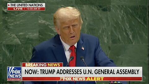 Trump Blasts UN - Climate Change Is a Hoax